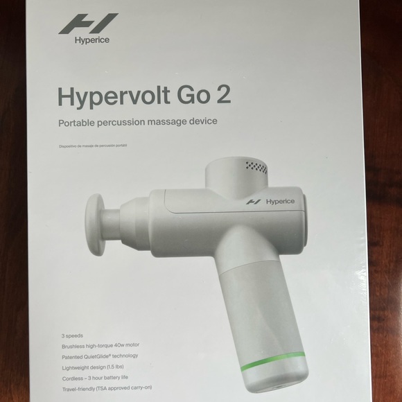 Hypervolt Go 2 Portable Percussion Massage Device - Picture 1 of 3